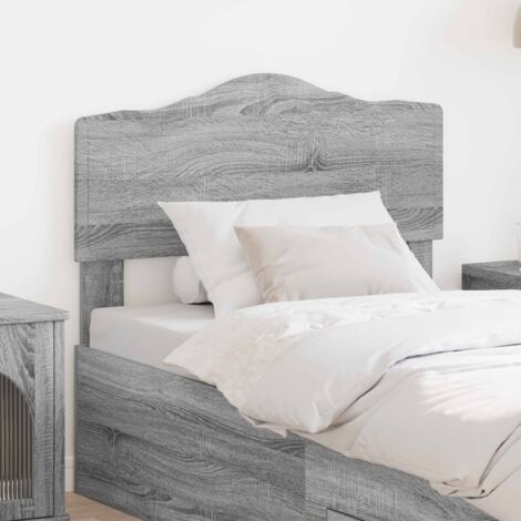 Cabecero Gris  Madera contrachapada