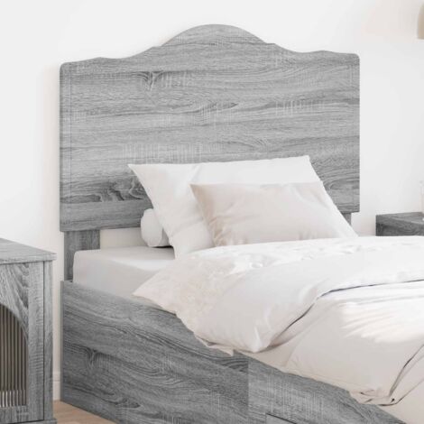 Cabecero Gris  Madera contrachapada
