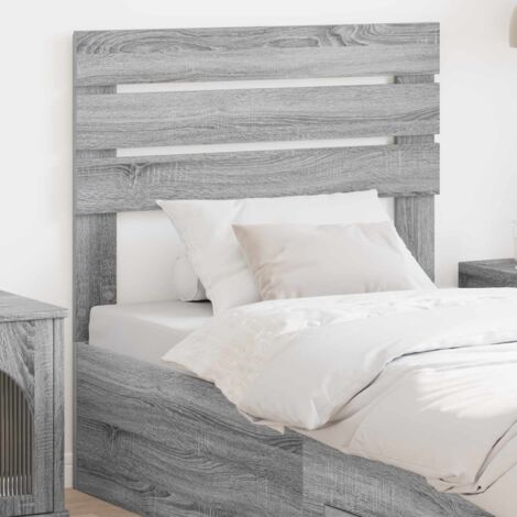 Cabecero Gris  Madera contrachapada