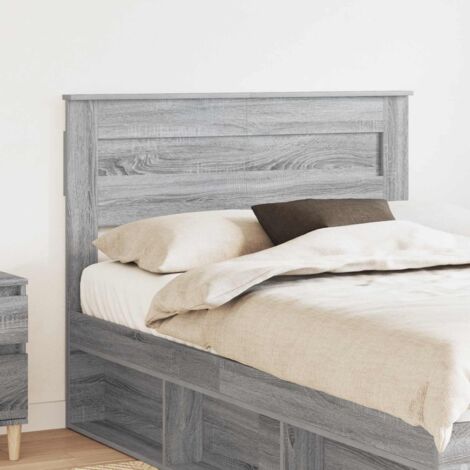 Cabecero Gris  Madera contrachapada