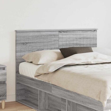 Cabecero Gris  Madera contrachapada