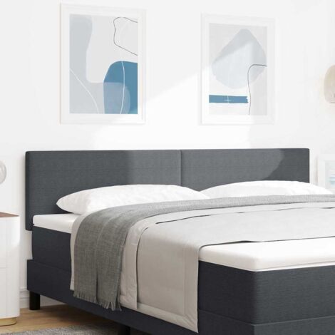 Cabecero Gris oscuro 180 cm Tela de Pana