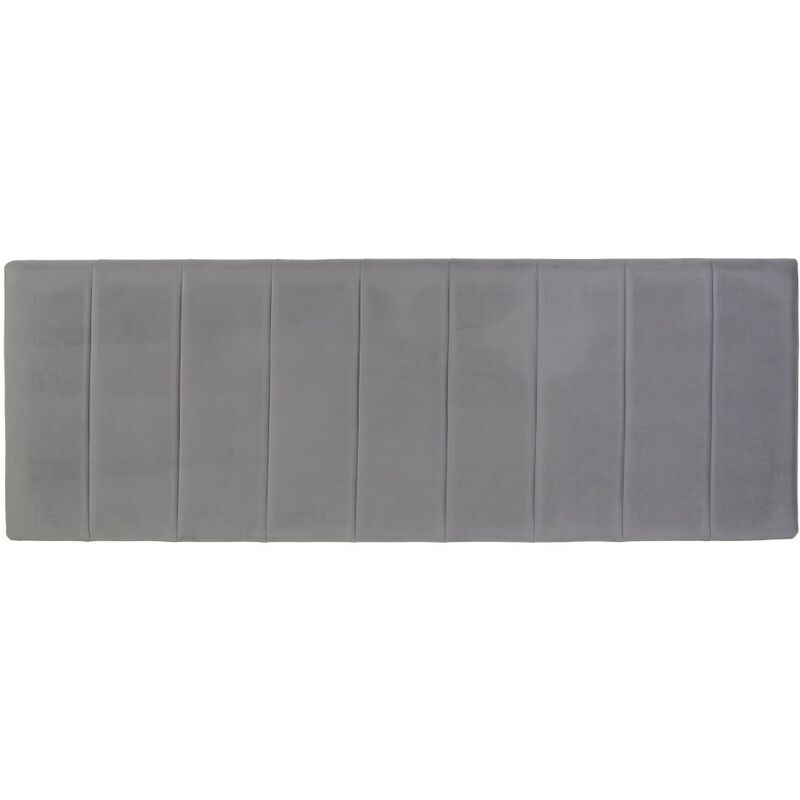 

Cabecero Gris Tapizado En Tericiopelo Para Cama De 150/180Cm