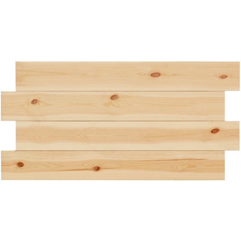 

Decowood - Cabecero horizontal asimétrico natural flandes 160x80cm