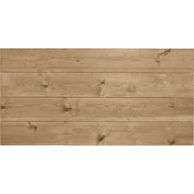 

Decowood - Cabecero horizontal recto envejecido flandes 200x80cm