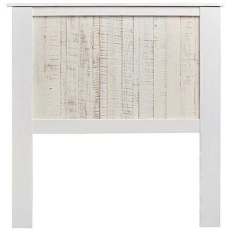 MKRIC Cabecero juvenil modelo Liam acabado blanco, 105cm(Ancho) 4cm(Fondo) 111cm(Alto).