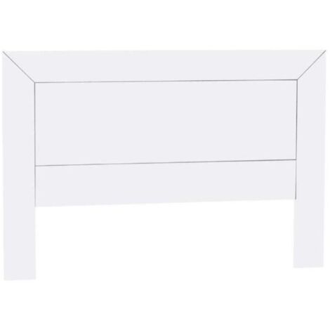 Cabecero madera en acabado blanco 110 cm (alto), 160 cm (ancho), 2 cm (fondo)