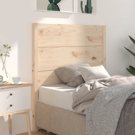 Cabecero madera maciza de pino 96x4x100 cm vidaXL