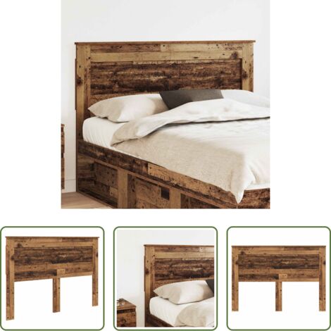 Cabecero moderno -  Cabecero con cabecera Madera Vieja 140 cm Madera contrachapada