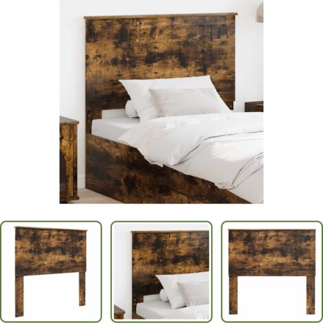 Cabecero moderno -  Cabecero con cabecera Roble ahumado 100 cm Madera contrachapada