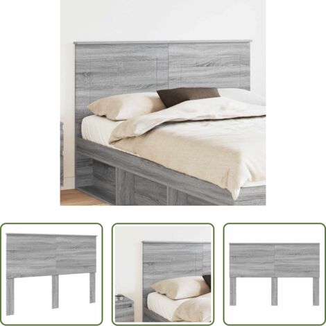 Cabecero moderno -  Cabecero Gris Sonoma Madera de ingeniería