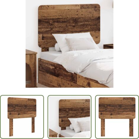 Cabecero moderno -  Cabecero Madera Vieja 100 cm Madera contrachapada