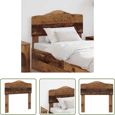 Cabecero moderno -  Cabecero Madera Vieja 100 cm Madera contrachapada