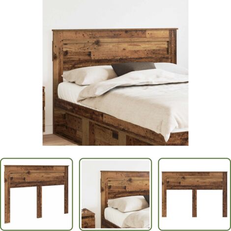 Cabecero moderno -  Cabecero Madera Vieja 140 cm Madera contrachapada