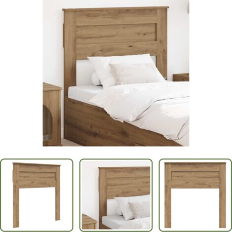 Cabecero moderno -  Cabecero Roble artesanal 100 cm Madera contrachapada