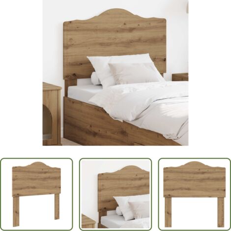 Cabecero moderno -  Cabecero Roble artesanal 100 cm Madera contrachapada