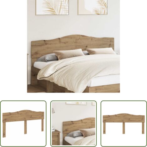 Cabecero moderno -  Cabecero Roble artesanal 180 cm Madera contrachapada