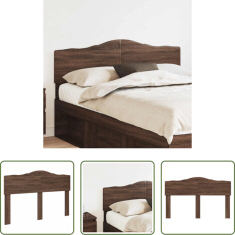 Cabecero moderno -  Cabecero Roble Marrón 150 cm Madera contrachapada