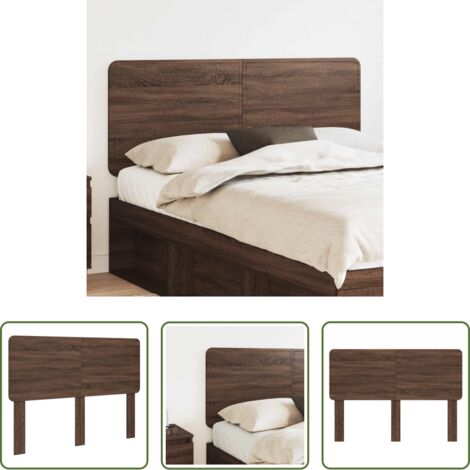 Cabecero moderno -  Cabecero Roble Marrón 150 cm Madera contrachapada