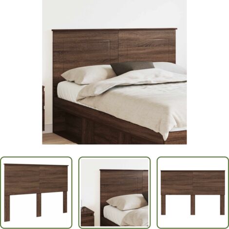 Cabecero moderno -  Cabecero Roble marrón Madera de ingeniería