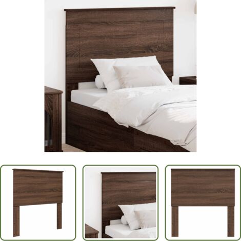 Cabecero moderno -  Cabecero Roble marrón Madera de ingeniería
