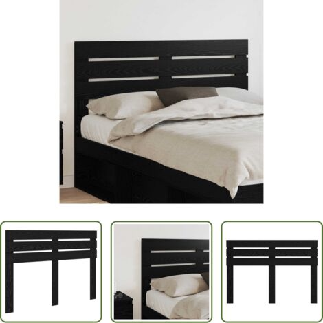 Cabecero moderno -  Cabecero Roble Negro 150 cm Madera contrachapada