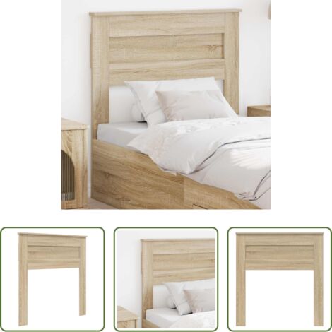 Cabecero moderno -  Cabecero Roble Sonoma 90 cm Madera contrachapada