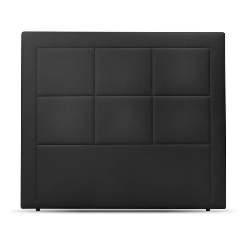 

Saldosystocks - Cabecero Moscu color negro polipiel cama de 150cm