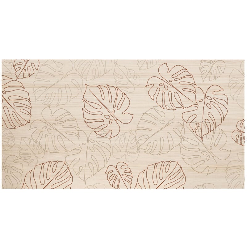 

Decowood - Cabecero natural Leaves lines 200x80cm