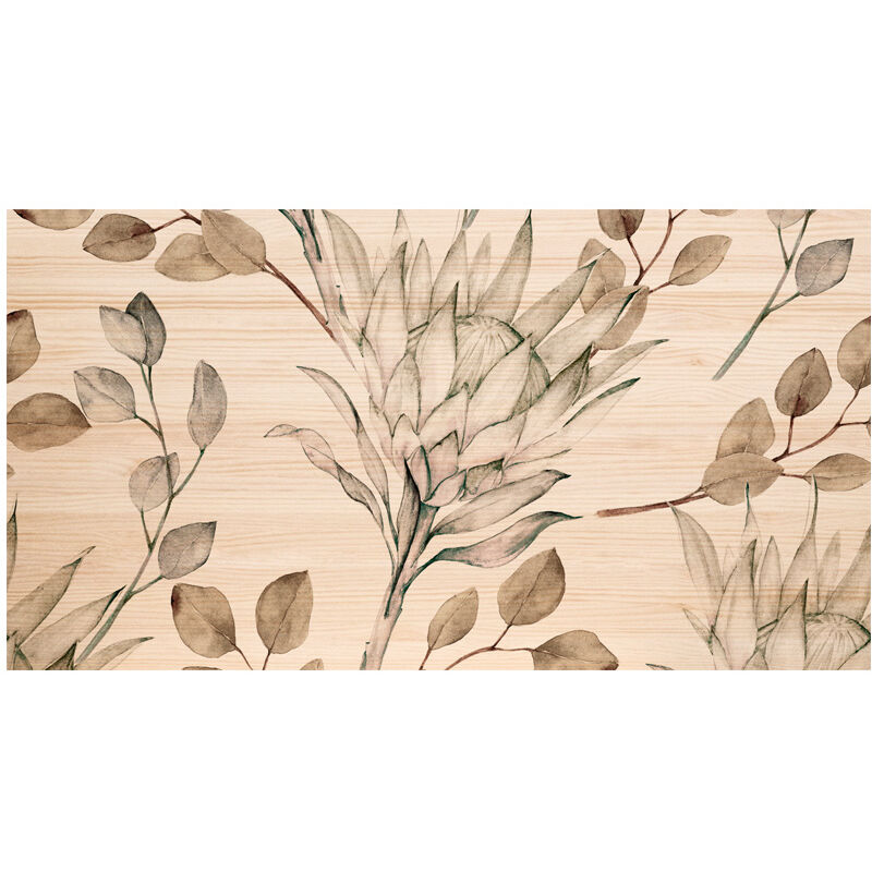 

Decowood - Cabecero natural 'Ramas Protea tonos pardos' 200x80cm