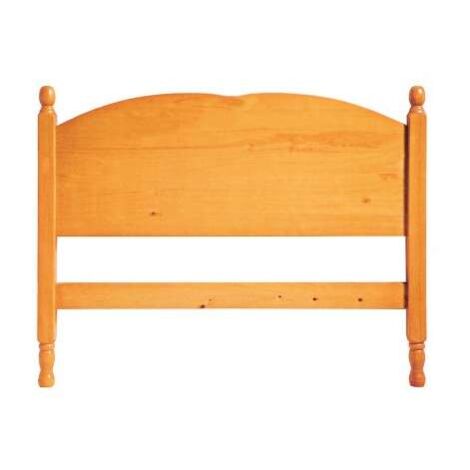 Cabecero para cama de 135 cm Altea en acabado madera maciza de pino color miel 97.5 cm(alto)141.8 cm(ancho).
