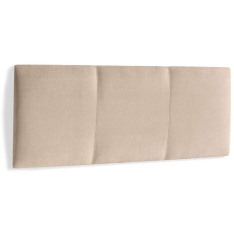 Cabecero para colchón 150cm Maite tapizado beige, 160cm(ancho) 60cm(alto) 4cm(fondo)
