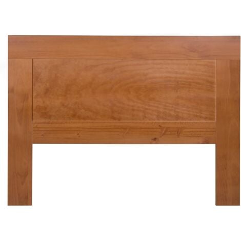 Cabecero para somier de 135 cm , pino macizo, Moblit, serie Kalpe, medidas: (110x145x2) cm ( altoxanchoxfondo), color cerezo