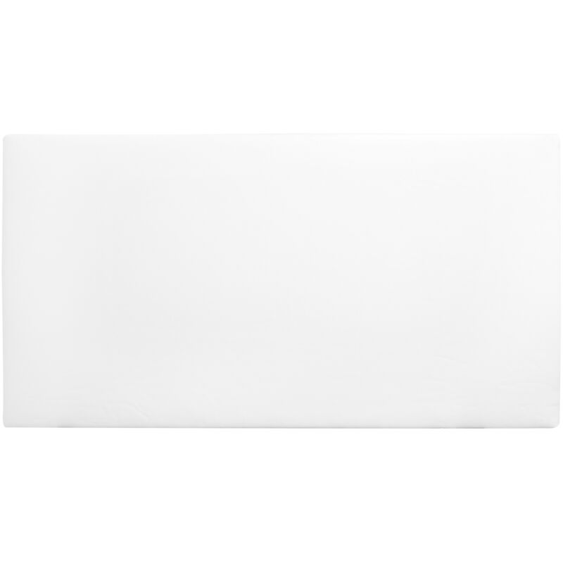 

Cabecero polipiel liso blanco 160x80cm