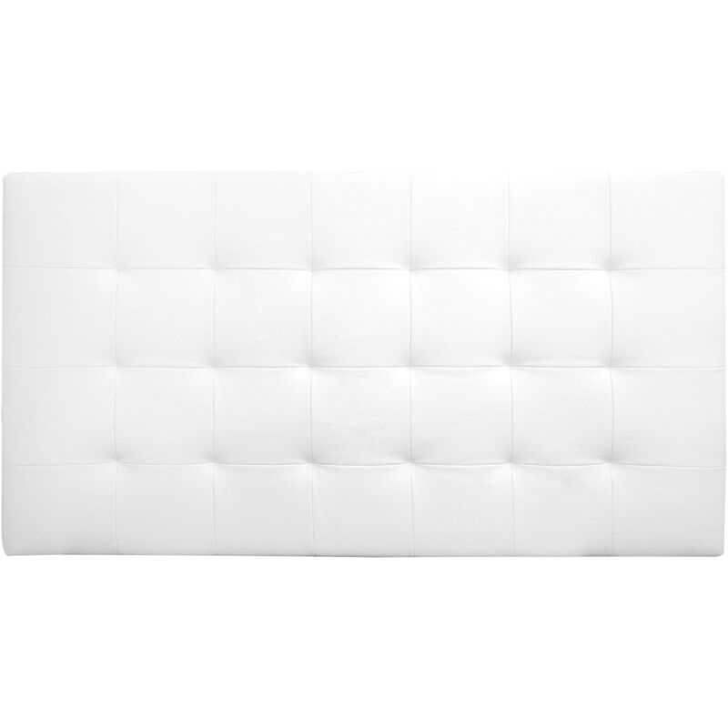 

Decowood - Cabecero polipiel pliegues blanco 180x80cm