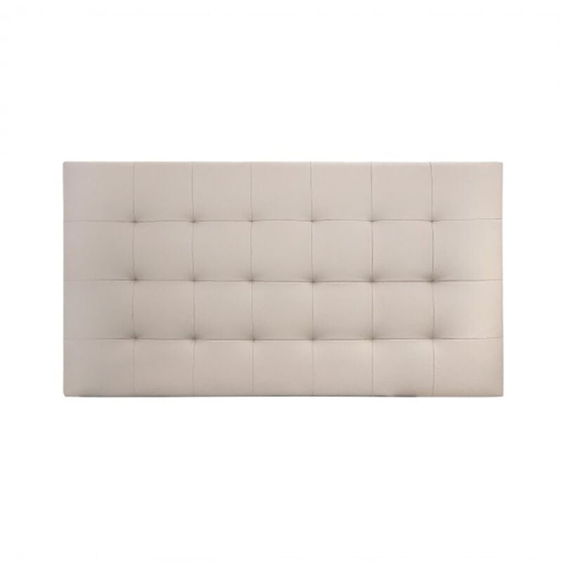 

Decowood - Cabecero polipiel pliegues marrón 160x80cm