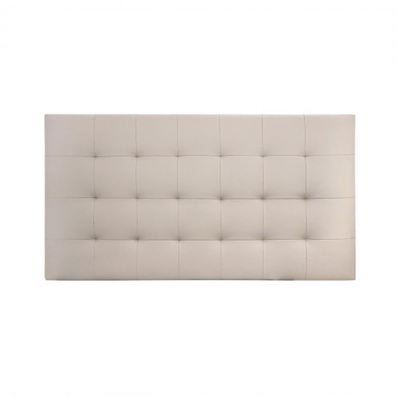 

Decowood - Cabecero polipiel pliegues marrón 200x80cm