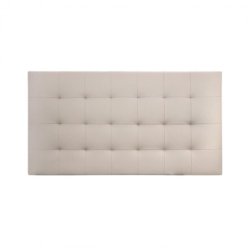 

Decowood - Cabecero polipiel pliegues marrón 180x80cm