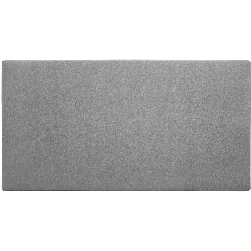 

Decowood - Cabecero poliéster liso gris 160x80cm