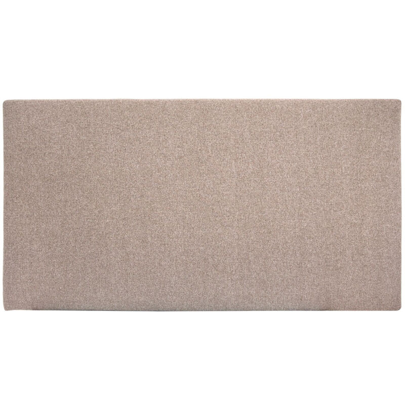 

Decowood - Cabecero poliéster liso marrón 180x80cm