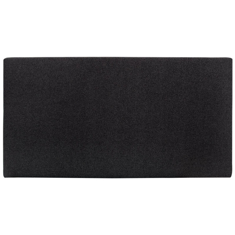 

Decowood - Cabecero poliéster liso negro 180x80cm