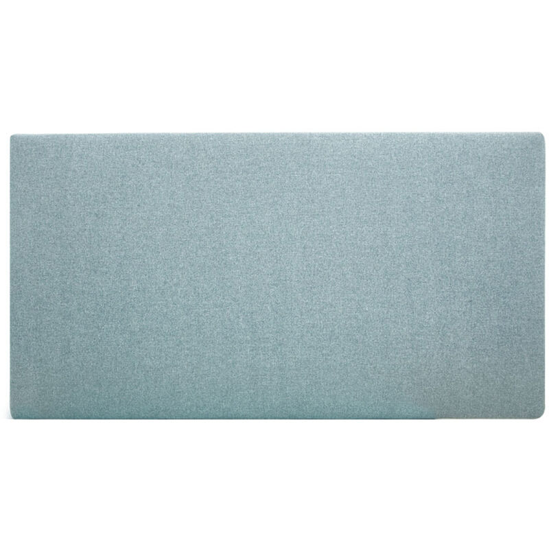 

Decowood - Cabecero poliéster liso verde azulado 90x80cm