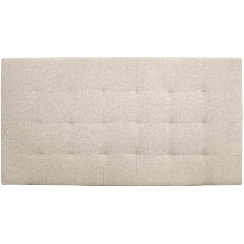 

Decowood - Cabecero poliéster pliegues beige 180x80cm