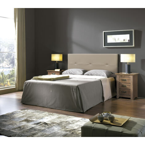 Cabecero Prado 3 Botones Polipiel 160X55X4Cm Vison