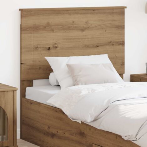 Cabecero Roble Artesanal 100 cm Madera de ingeniería