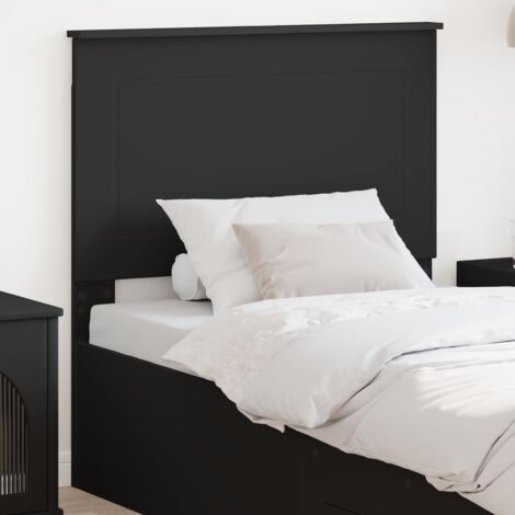 Cabecero Roble Negro 100 cm Madera de ingeniería