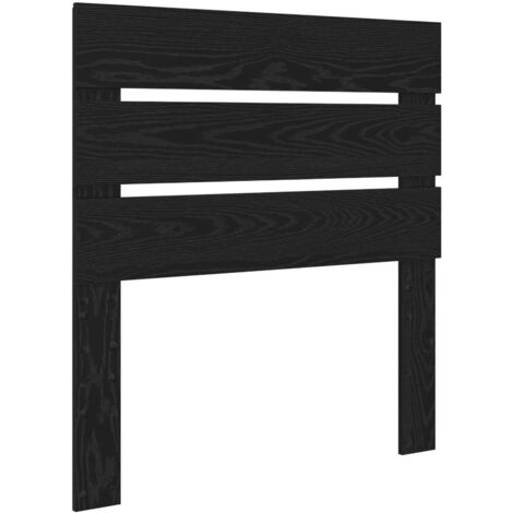 Cabecero Roble Negro Madera de ingeniería vidaXL
