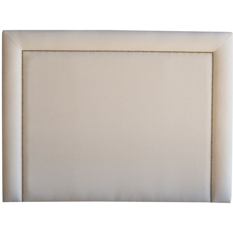 Colchum - Cabecero tapizado AUSTRIA 145x120 con tachuela polipiel negro (13)