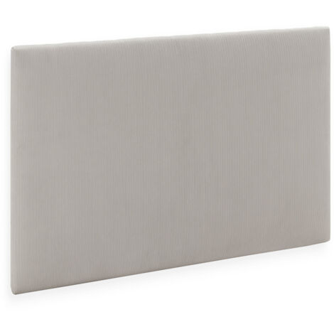 Cabecero tapizado Bari 90x60 cm Gris