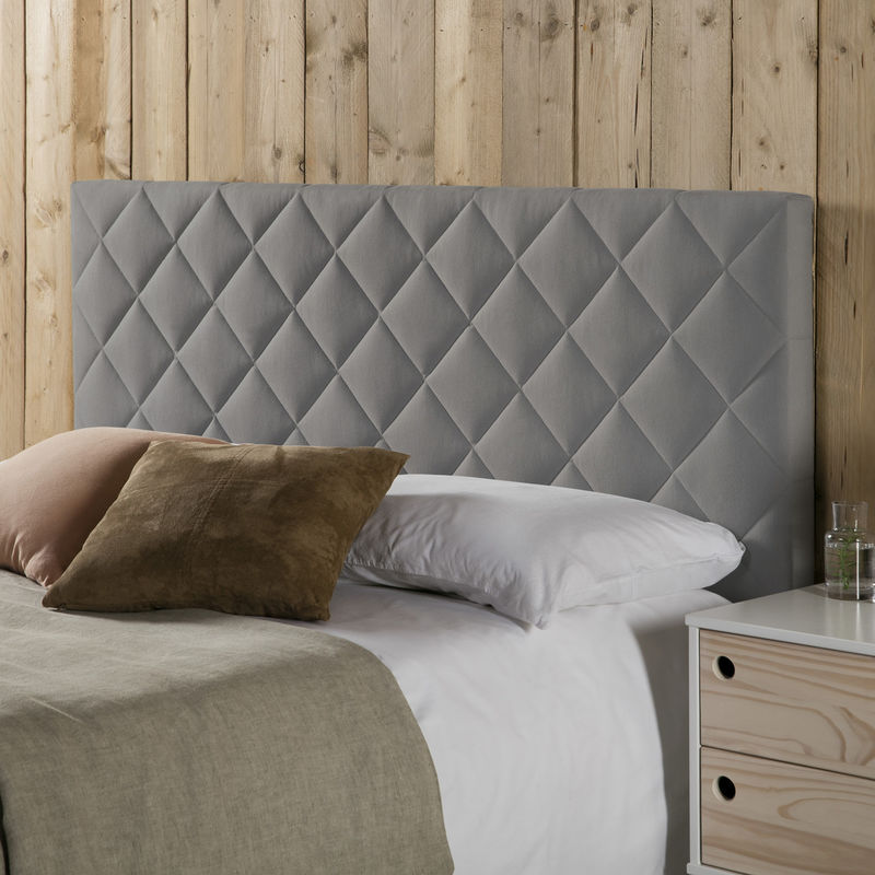

Cabecero tapizado BIEL 160x60 cm Color Gris. herrajes incluidos